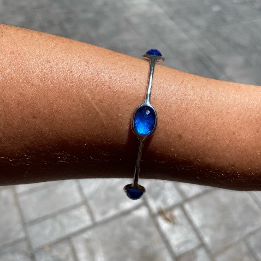 Silver Ippolita rock candy bracelet